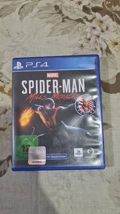 Spider Man Miles Morales No Scratchs PS4 CD game (ps5upgradeavailable)