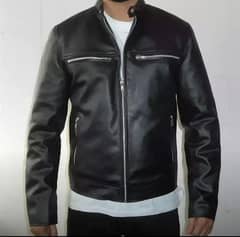 men fashion faux leather jacket all sizes