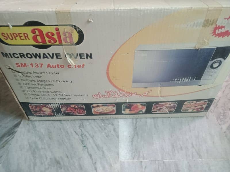 Super Asia Microwave oven in good condition 1