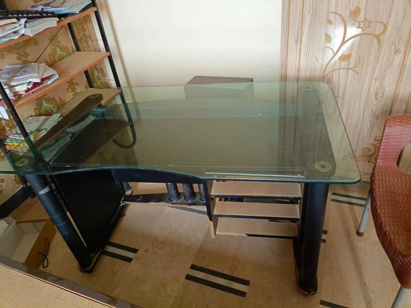 Glass top table 1