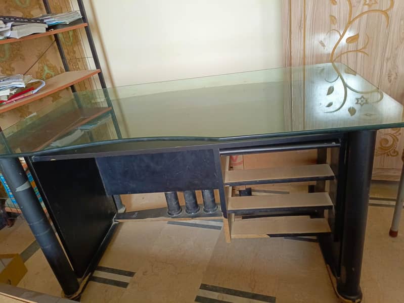 Glass top table 2