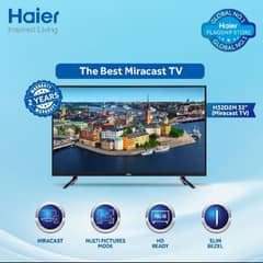 Haier 32" H-CAST LED/TV D2M Series/32D2M / 2 Years Brand Warranty |