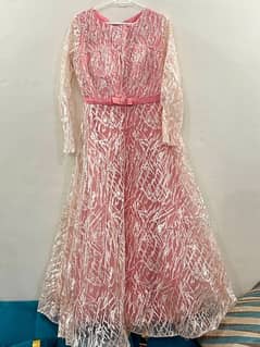 net maxi pink color branded long