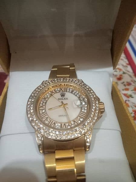 Men Golden Rolex watch 0