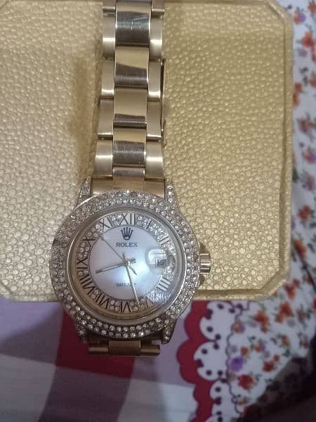 Men Golden Rolex watch 3