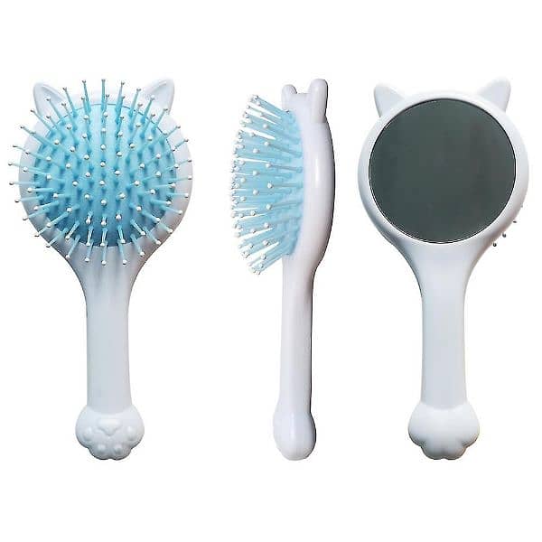 mini hair brush with mirror 3