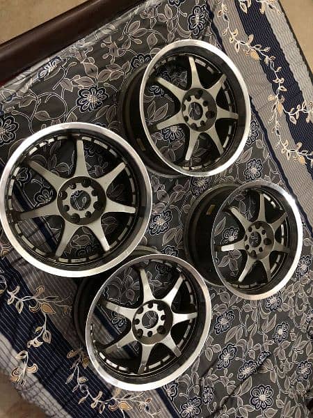 Kosei Japan Orignal 17 inch Multi pcd 7jj rims 1