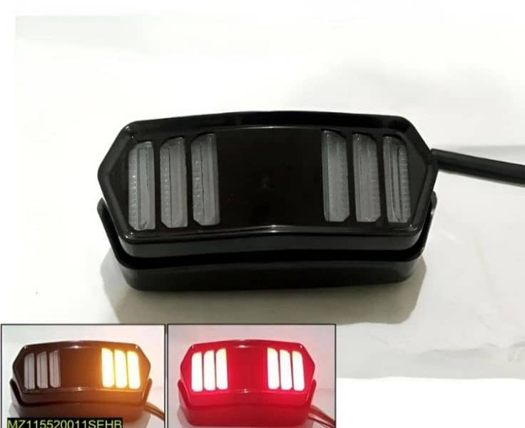 universal motorbike back light with indecater DRL 1