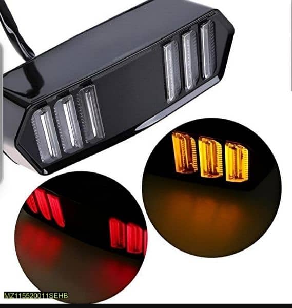 universal motorbike back light with indecater DRL 3