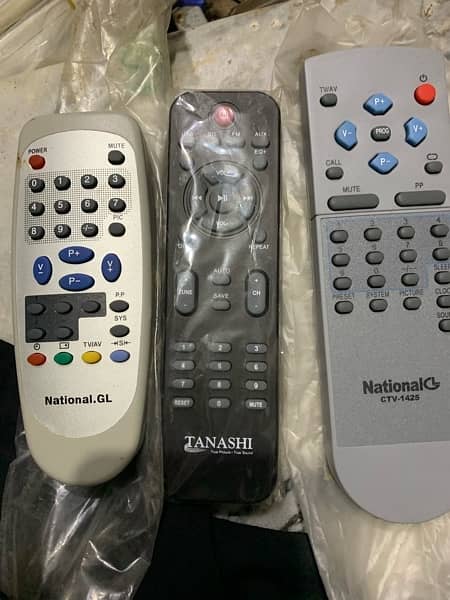 enkor speaker remotes & old tv remote 3