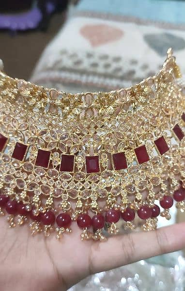 #bridal jewellery #bridal 1st day set #bridal kundan set 1