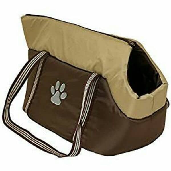 Brown Pet Dog Cat Carrier/Bag Imported 6