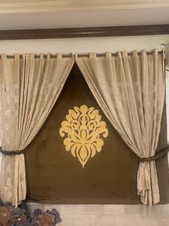 4 set of curtains and blinds availble