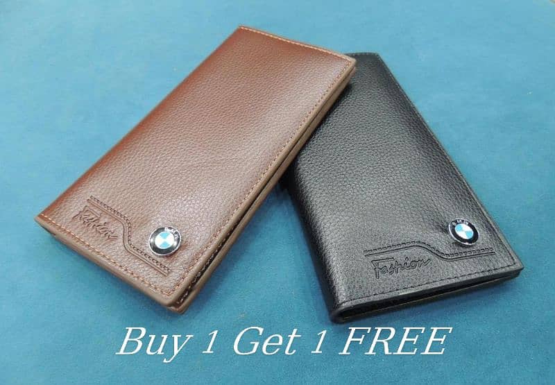 Pure Leather LONG & POCKET Wallets 100% Original 2