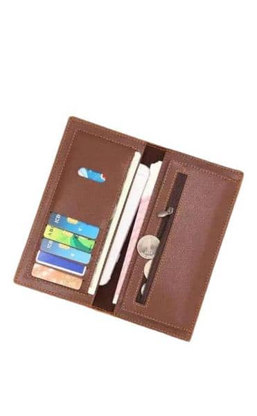 Pure Leather LONG & POCKET Wallets 100% Original 5