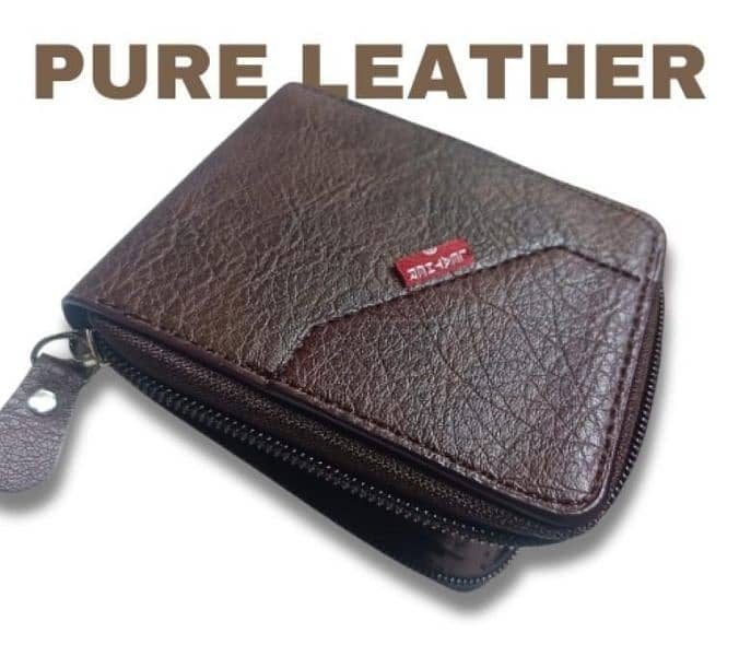 Pure Leather LONG & POCKET Wallets 100% Original 16