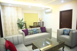 Two beds luxury apartment for rent on daily basis in bahria lahoe