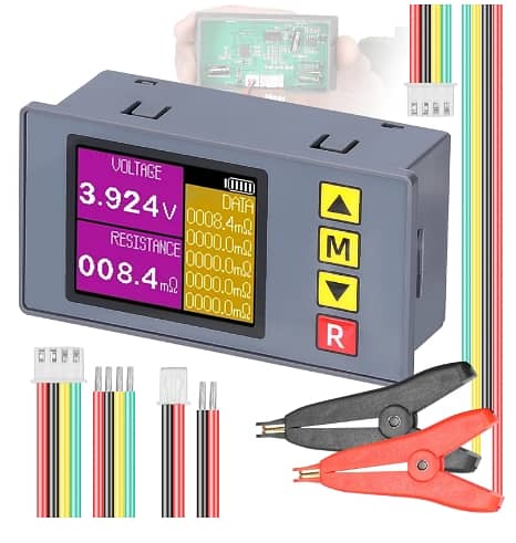 TS457 Battery Internal Resistance IR Meter Lithium LifePo4 Multimeter 0