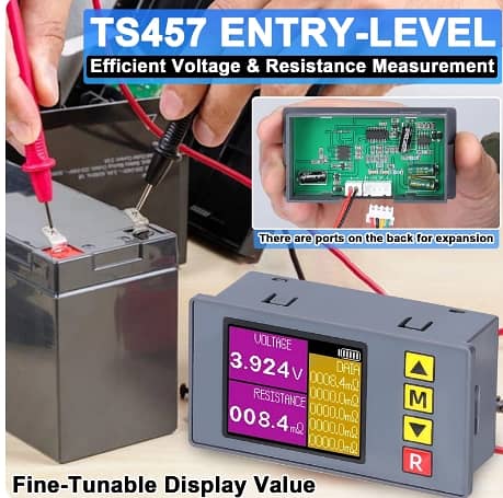 TS457 Battery Internal Resistance IR Meter Lithium LifePo4 Multimeter 1