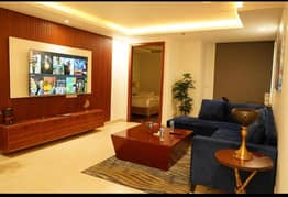 Two beds luxury apartment for rent on daily basis in bahria lahoe