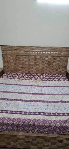 Original wooden bed