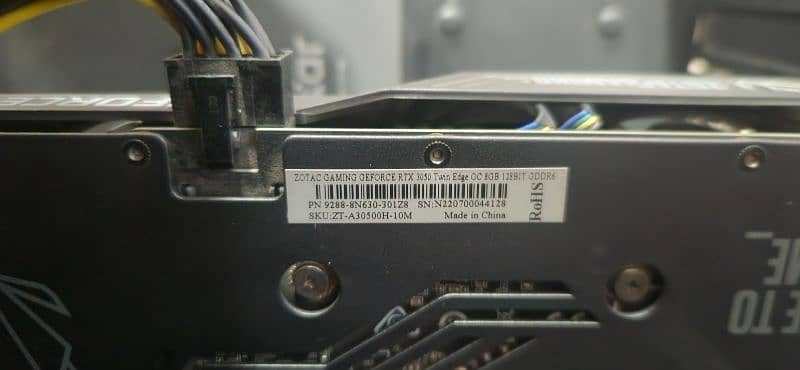RTX3050 8gb GPU 3