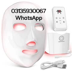 LED 7 Colour LED FACE MASK for face rejuvenation remote control