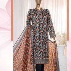 Ladies Dress / Casual Dress / Lawn Dress / 3Pc Suit / Unstich Dress