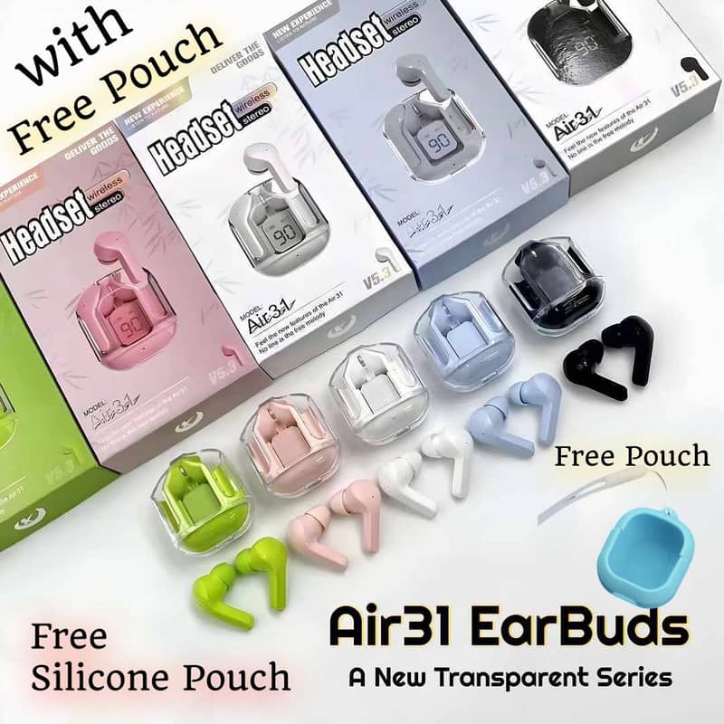 Air31 Transparent EarBuds 0