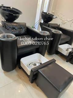 salon chairs facial bed troyle shampoo unit Pedi cure unit etc