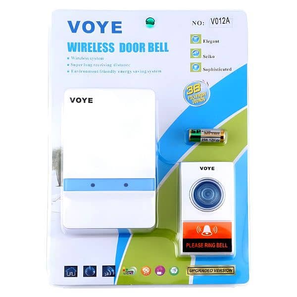 VOYE V012A Home Music Remote Control Wireless Doorbell With 38 Sound 3