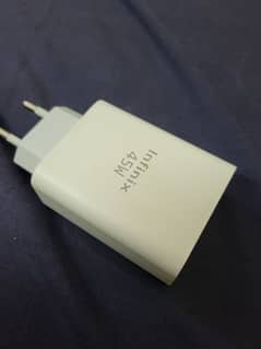 Infinix 45 watt super fast charger 0