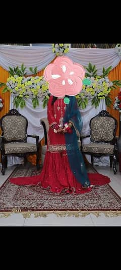 mehndi dress/ bridal wear/ party wear/ nikah dress
