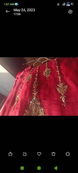 mehndi dress/ bridal wear/ party wear/ nikah dress 2