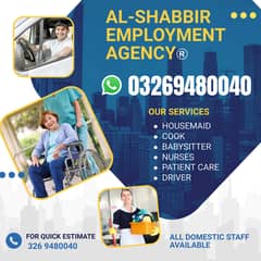 House maids , Couples, Baby Sitter , Chef ,Cook , Patient Care ,Driver