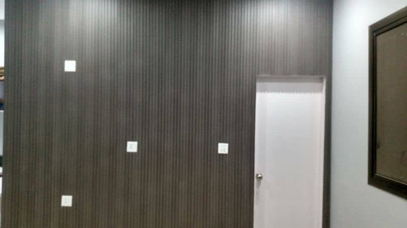 Stylish WPVC Wallpanel Fluted Wallpanel PVC Wall Panels Seepage Proof 0