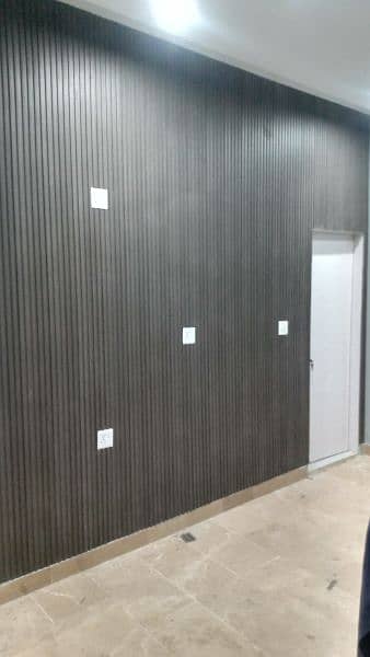 Stylish WPVC Wallpanel Fluted Wallpanel PVC Wall Panels Seepage Proof 1