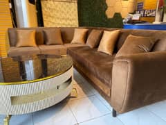 6 SEETER L SHAPE SOFA