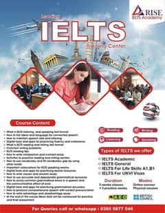 experianced Female IELTS trainer required