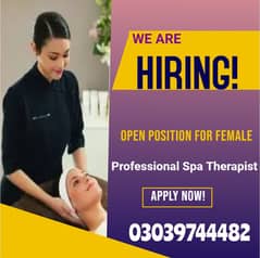 Spa & Saloon Job (Only Female)