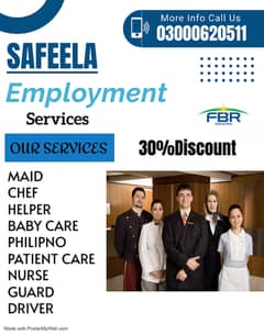 Maids / House Maids / Couple / Patient Care / Nanny / Baby Sitter /Et