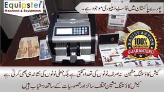 note cash currency counting machine with fake note detection