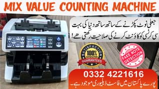 note cash currency counting machine with fake note detection