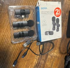 Boya Dual Wireless Mic For mobile, iPhone