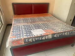 Almost new iron bed for sale