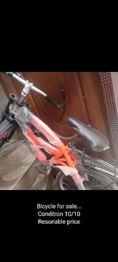 Bicycle for sale. . .