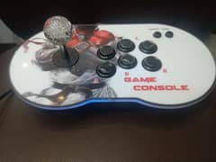 ARCADE GAME CONSULE WITH 2 ARCADE CONTROLLERS 4k