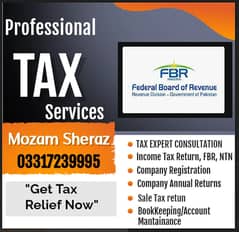 Company Registration | Tax Filer, FBR | Income Tax Return | Sales Tax