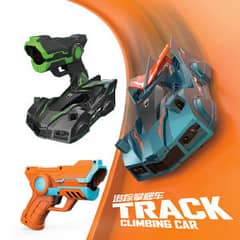 IR Tracking Wall Climbing Car With Laser Gun Glock Gun big piano