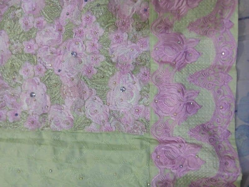 lawn embroidered 3 piece suit for sale 6